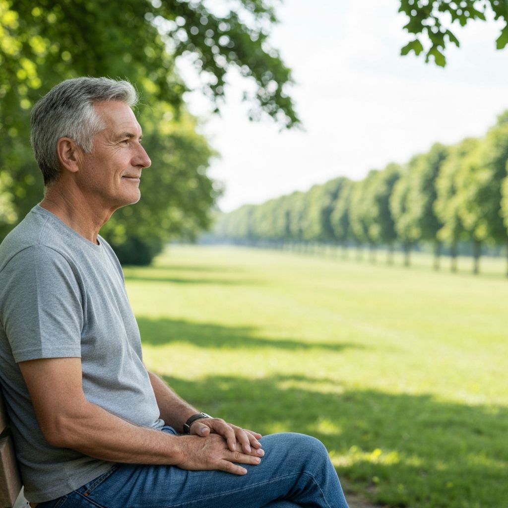 Ember természetben, vizuális komfort és pihenés